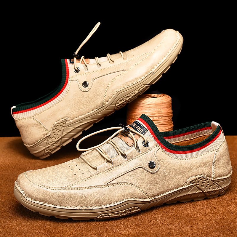 Franco Bianchi Genuine Leather Spring Shoes - Infinityloyal