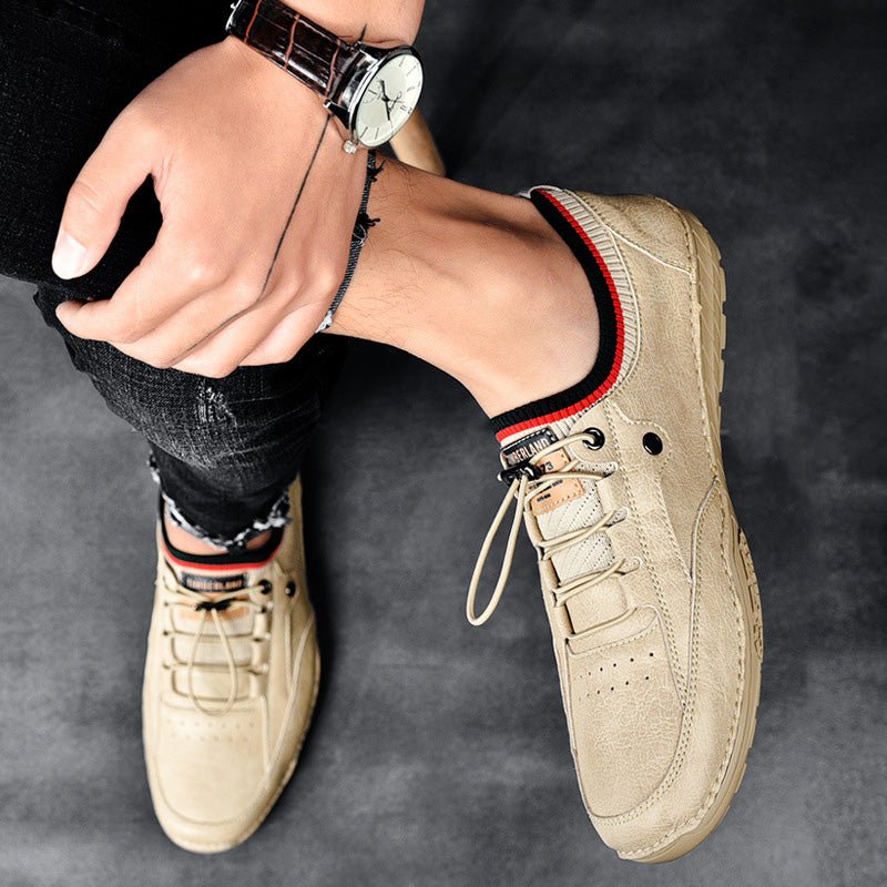 Franco Bianchi Genuine Leather Spring Shoes - Infinityloyal