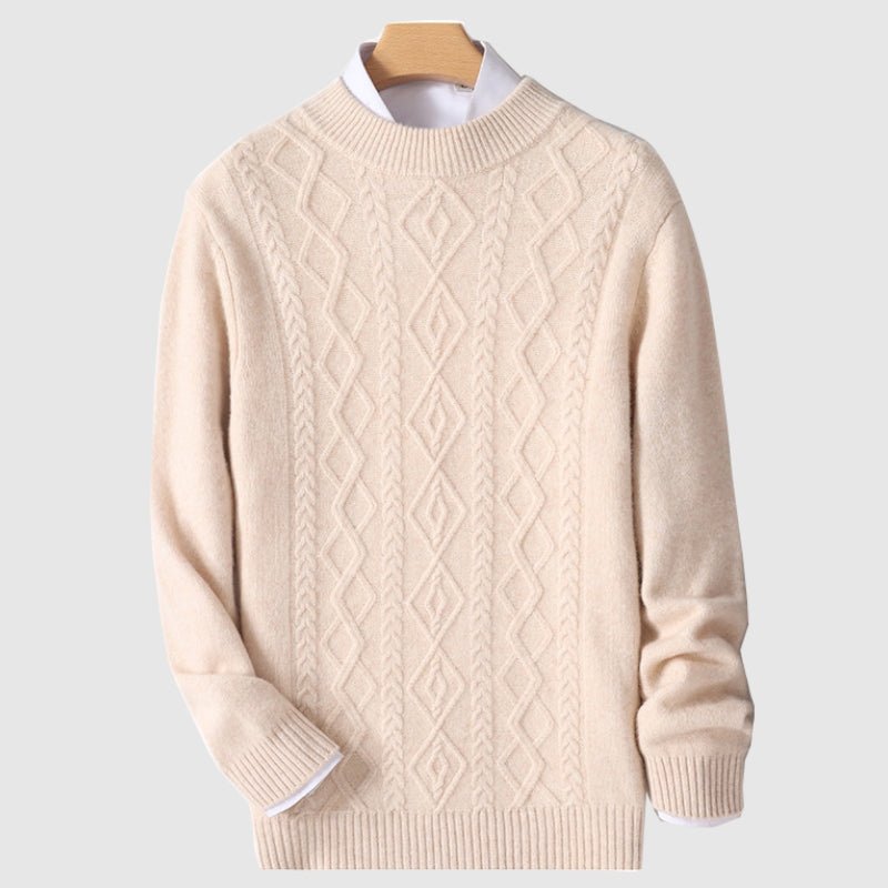 Franco Bianchi Knitted Wool Sweater - Infinityloyal