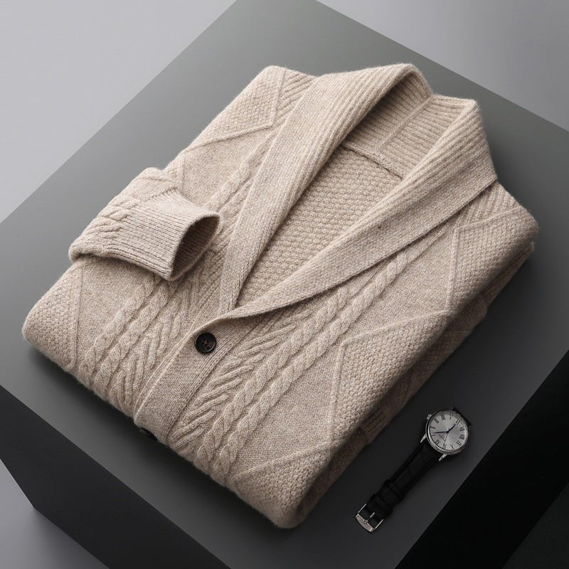 Franco Bianchi Signature Wool Cardigan - Infinityloyal