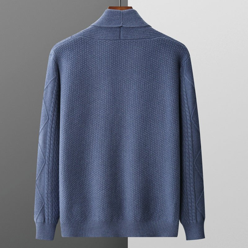 Franco Bianchi Signature Wool Cardigan - Infinityloyal