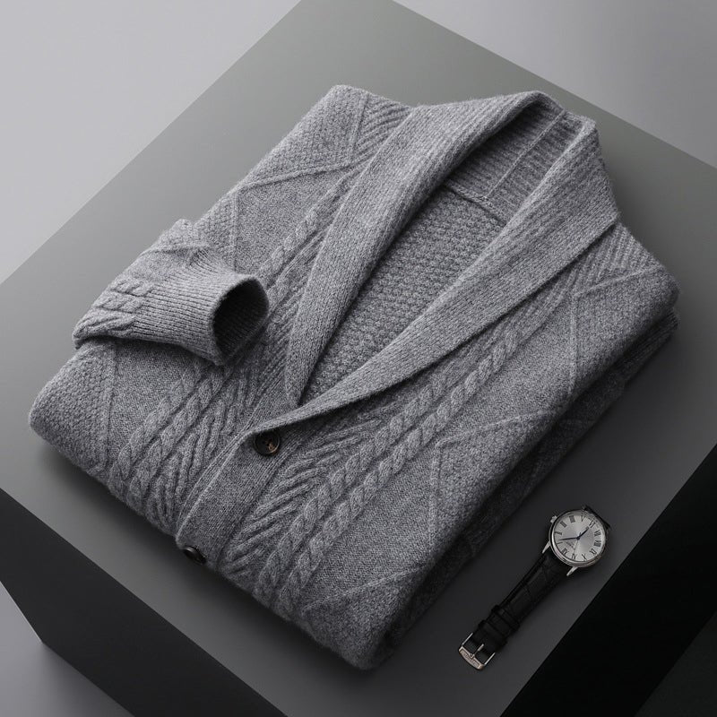 Franco Bianchi Signature Wool Cardigan - Infinityloyal