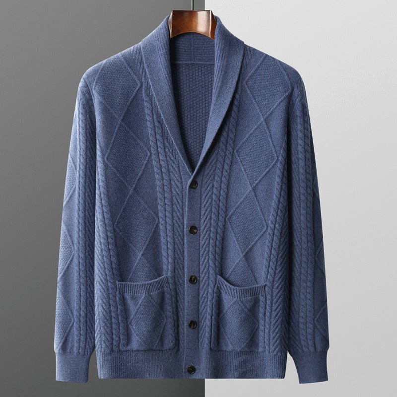 Franco Bianchi Signature Wool Cardigan - Infinityloyal