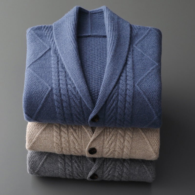Franco Bianchi Signature Wool Cardigan - Infinityloyal