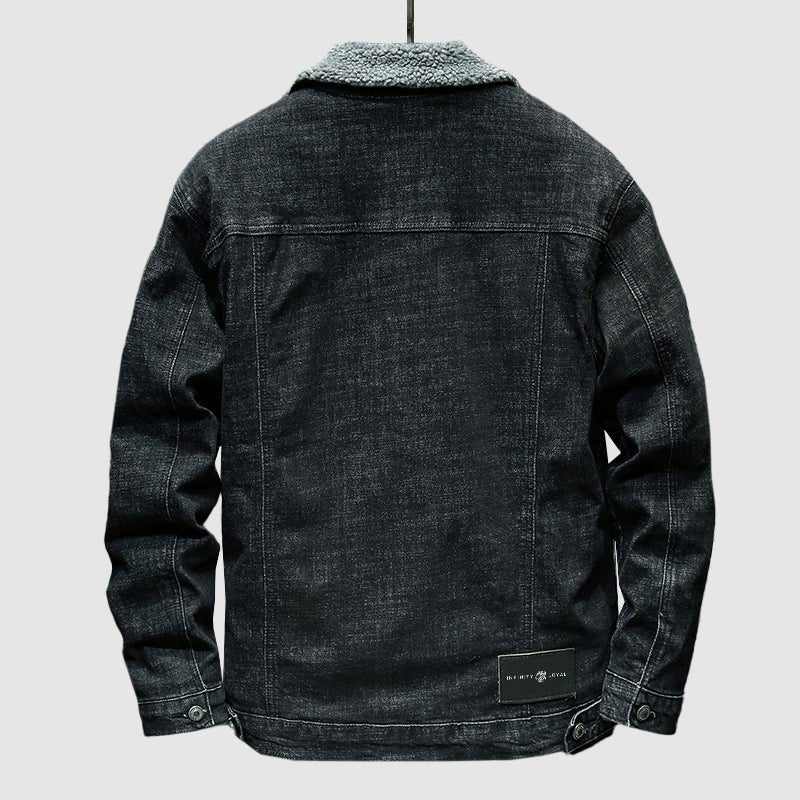 Fusion Washed Denim Jacket - Infinityloyal