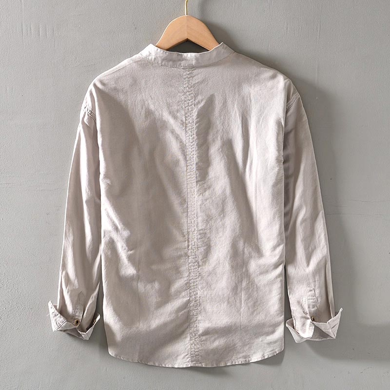Hamburg Long Sleeve Linen Shirt - Infinityloyal