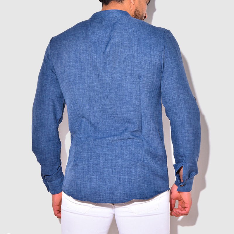 Islander Long Sleeve Linen Shirt - Infinityloyal