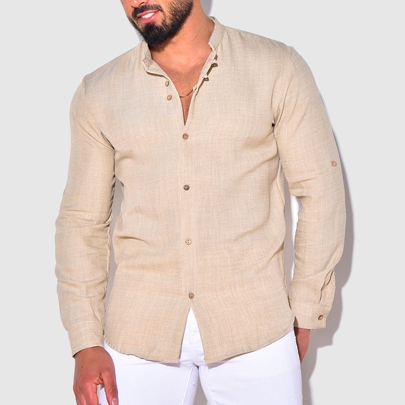 Islander Long Sleeve Linen Shirt - Infinityloyal