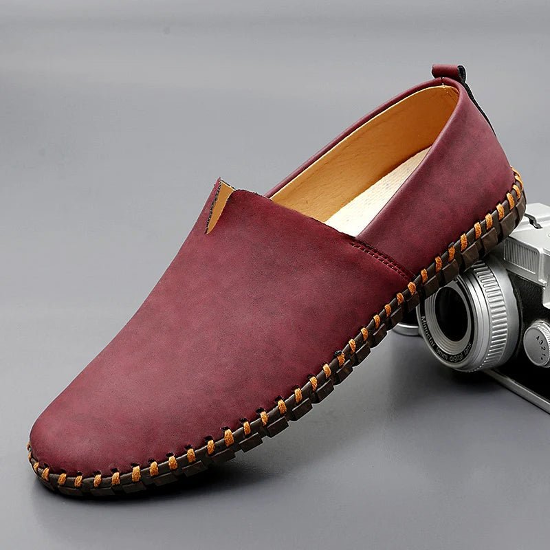 Jack Washington Cannes Leather Loafers - Infinityloyal