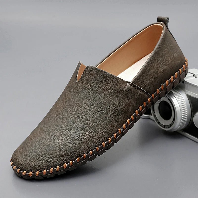 Jack Washington Cannes Leather Loafers - Infinityloyal