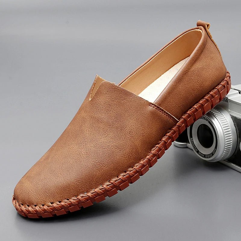 Jack Washington Cannes Leather Loafers - Infinityloyal