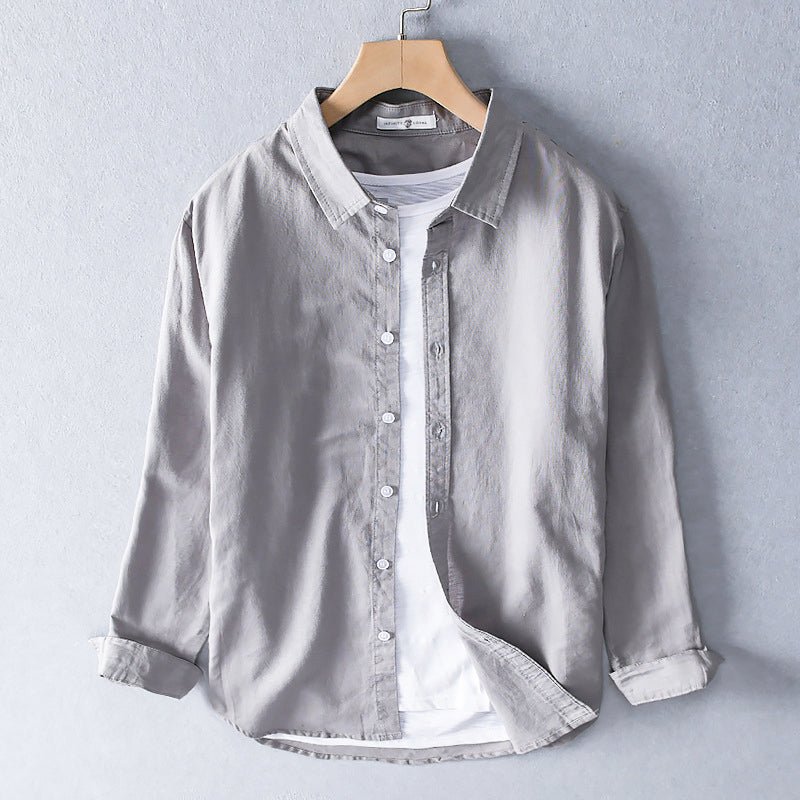 Jack Washington Casual Cotton Linen Shirt - Infinityloyal