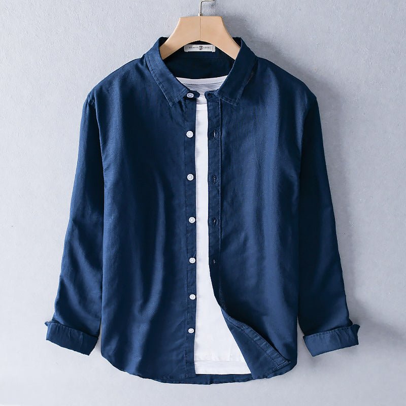 Jack Washington Casual Cotton Linen Shirt - Infinityloyal