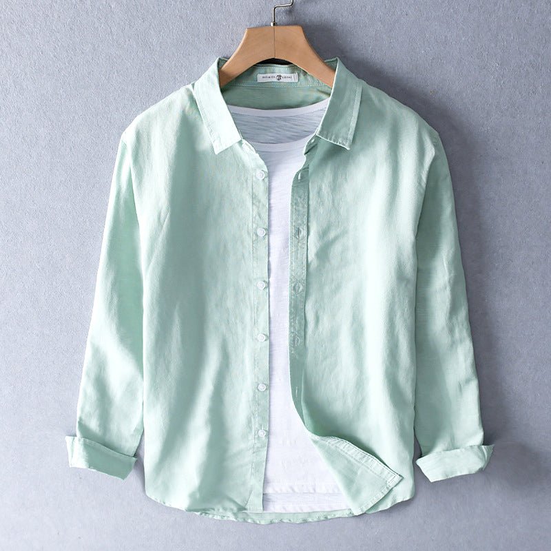 Jack Washington Casual Cotton Linen Shirt - Infinityloyal