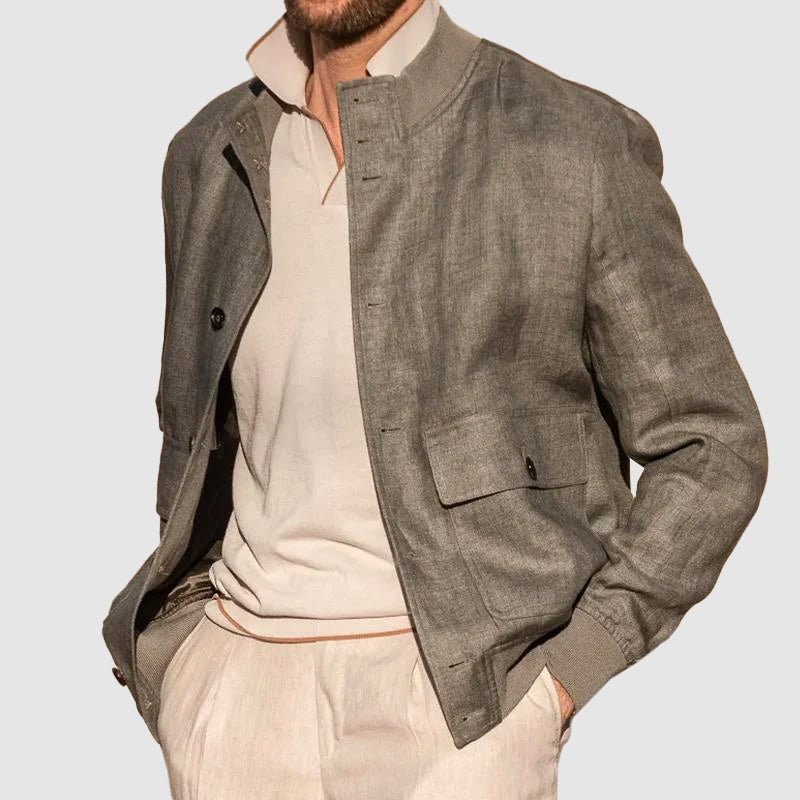 Jack Washington Casual Linen Blazer - Infinityloyal
