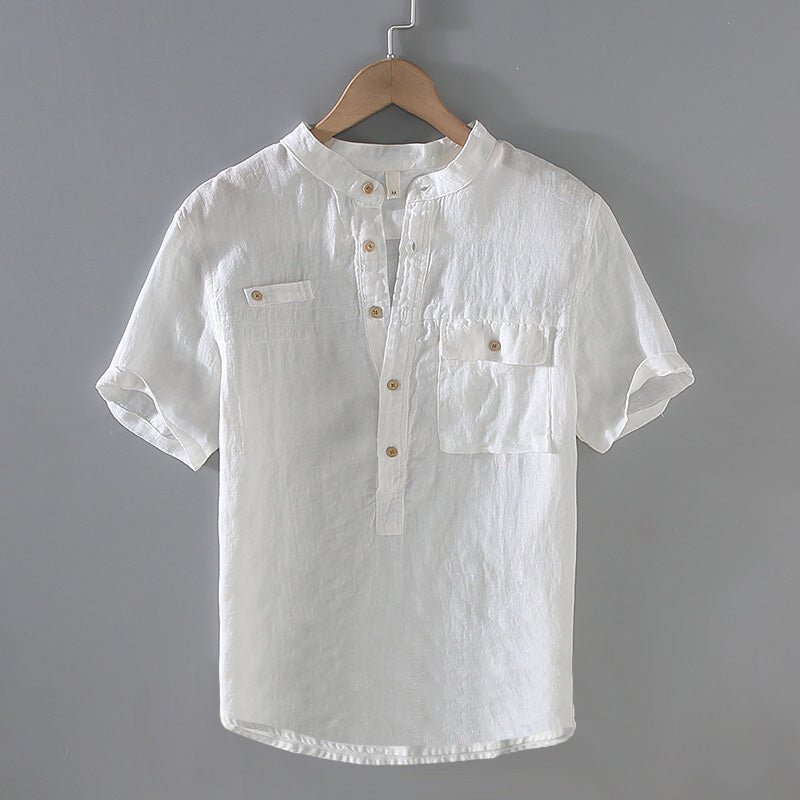 Jack Washington Curaçao Flax Summer Shirt - Infinityloyal