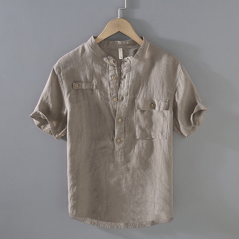 Jack Washington Curaçao Flax Summer Shirt - Infinityloyal