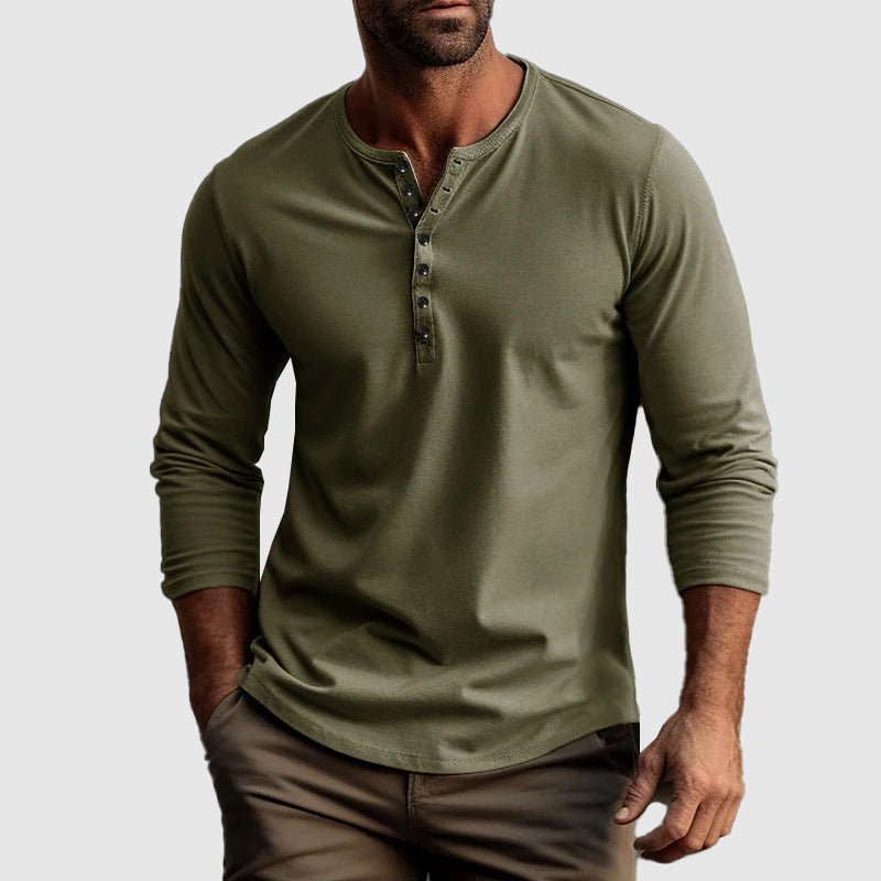 Jack Washington Explorer Henley Shirt - Infinityloyal