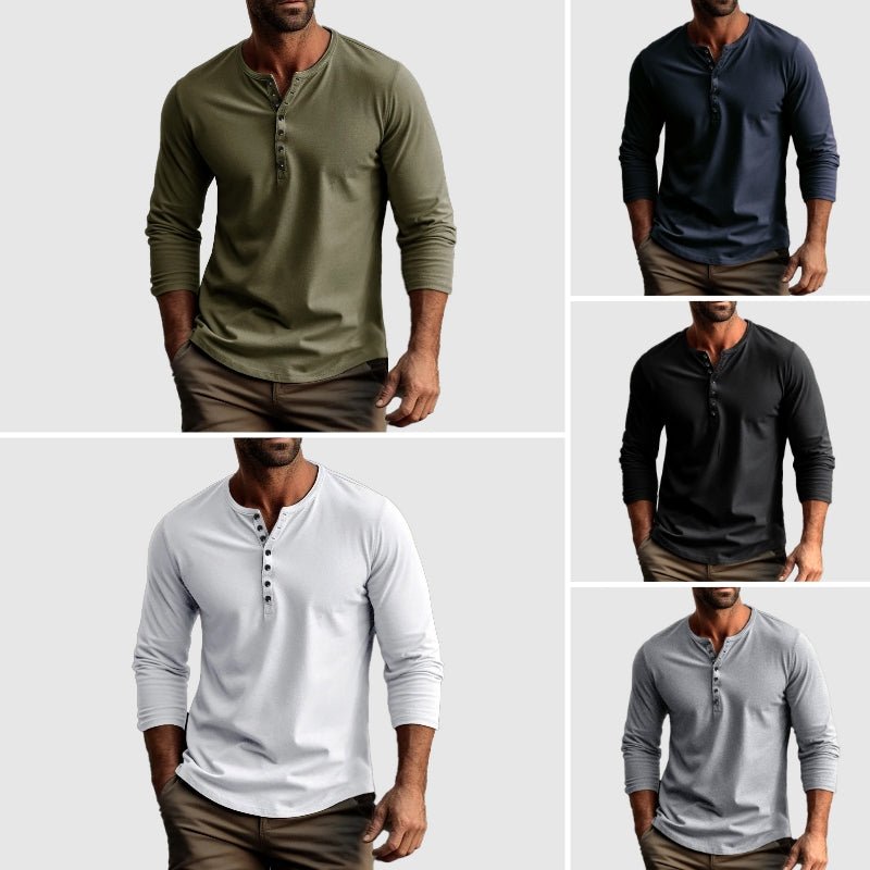 Jack Washington Explorer Henley Shirt - Infinityloyal