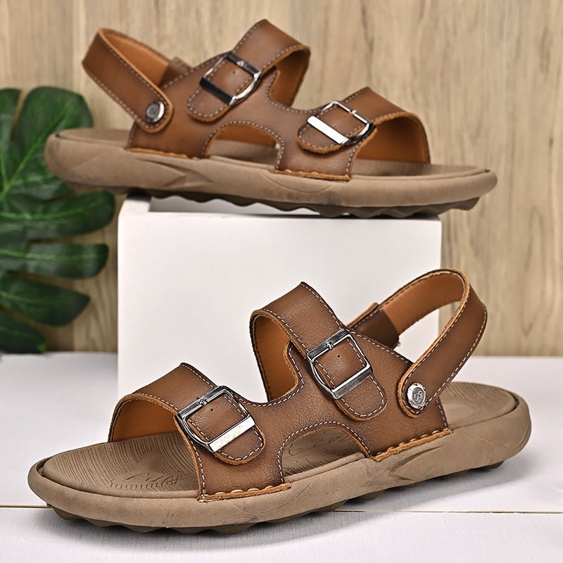 Jack Washington Genuine Leather Sandals - Infinityloyal