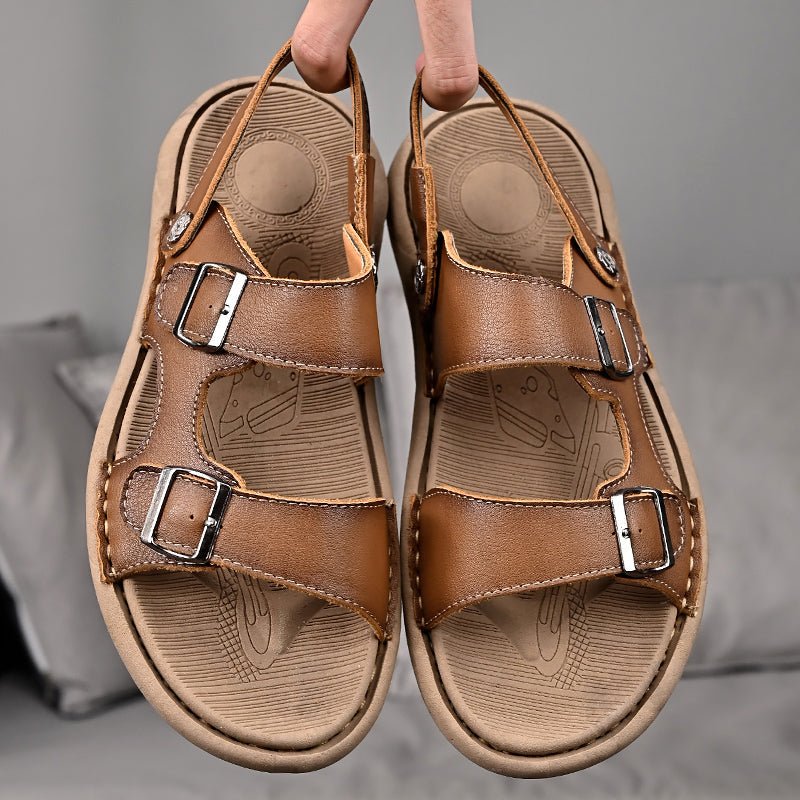Jack Washington Genuine Leather Sandals - Infinityloyal