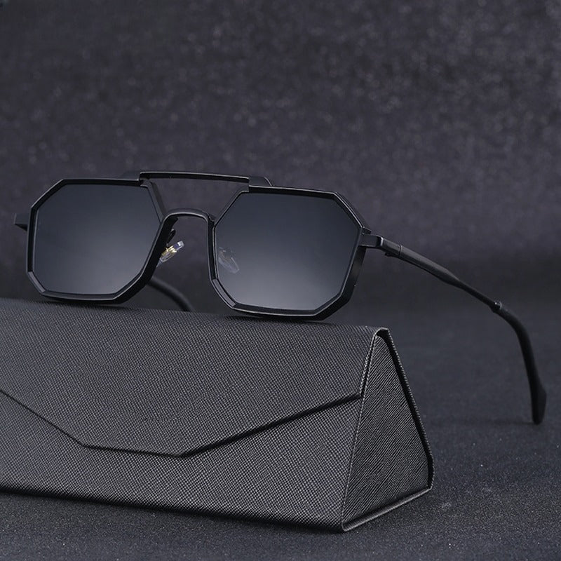 Jack Washington Golden Sunglasses - Infinityloyal