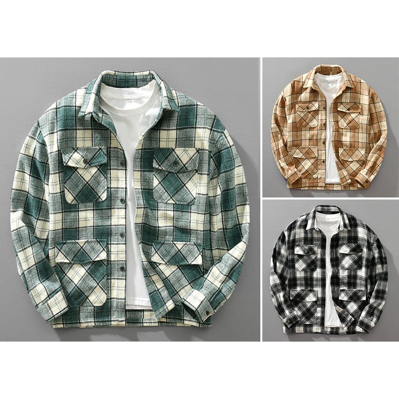 Jack Washington Heavy Flannel Shirt - Infinityloyal