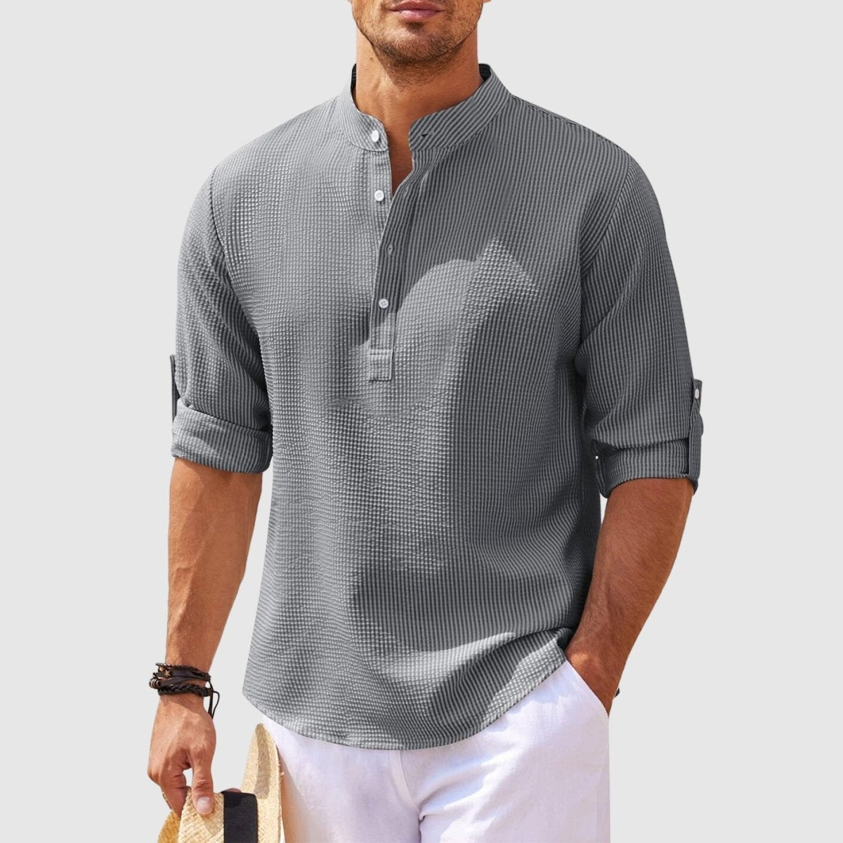 Jack Washington Henley Shirt - Infinityloyal