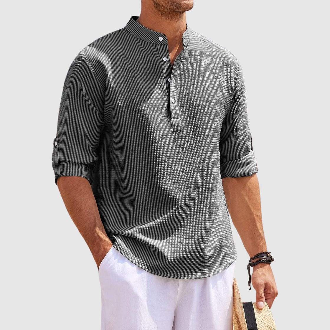 Jack Washington Henley Shirt - Infinityloyal