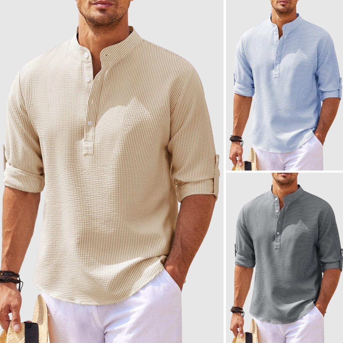 Jack Washington Henley Shirt - Infinityloyal