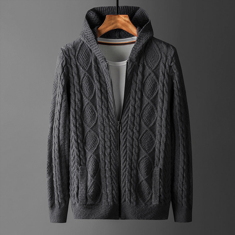 Jack Washington Hooded Knit Cardigan - Infinityloyal