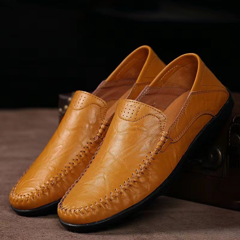 Jack Washington Leather Loafers - Infinityloyal