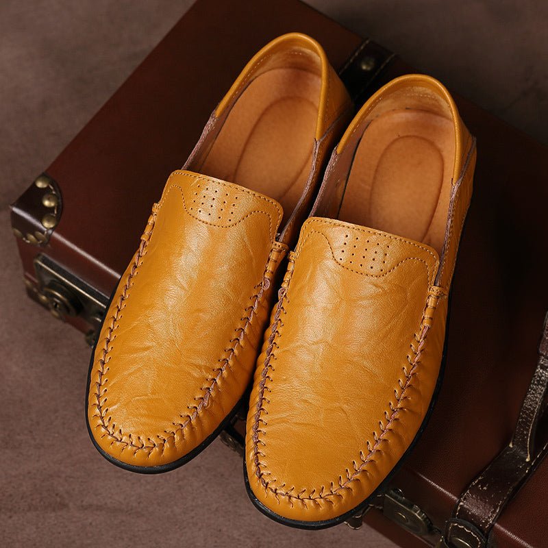 Jack Washington Leather Loafers - Infinityloyal