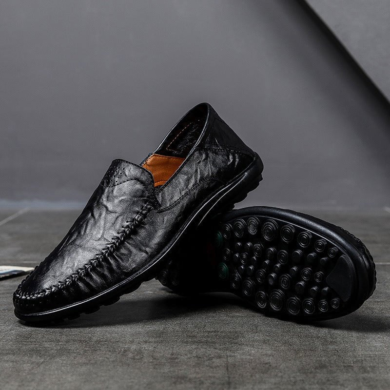 Jack Washington Leather Loafers - Infinityloyal
