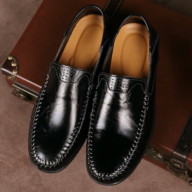 Jack Washington Leather Loafers - Infinityloyal