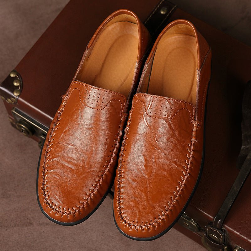 Jack Washington Leather Loafers - Infinityloyal
