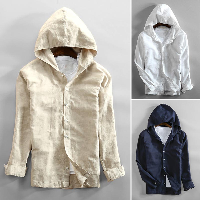 Jack Washington Linen Spring Hoodie - Infinityloyal