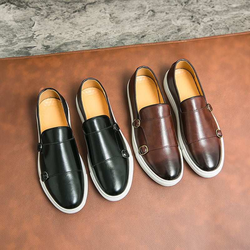 Jack Washington London Leather Loafers - Infinityloyal