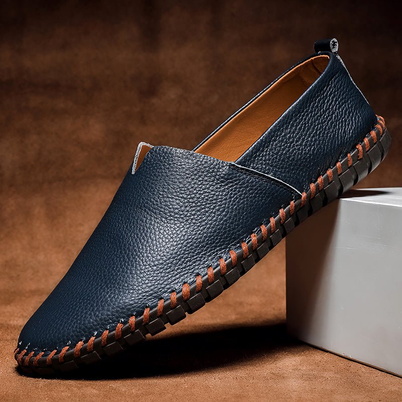 Jack Washington Minimal Genuine Leather Loafers - Infinityloyal