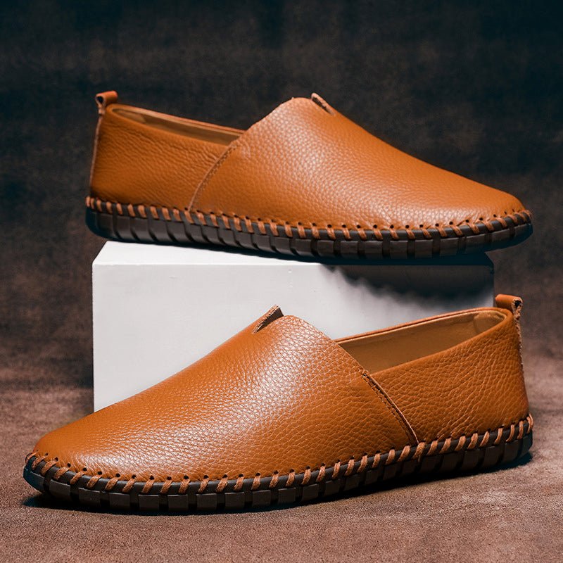 Jack Washington Minimal Genuine Leather Loafers - Infinityloyal
