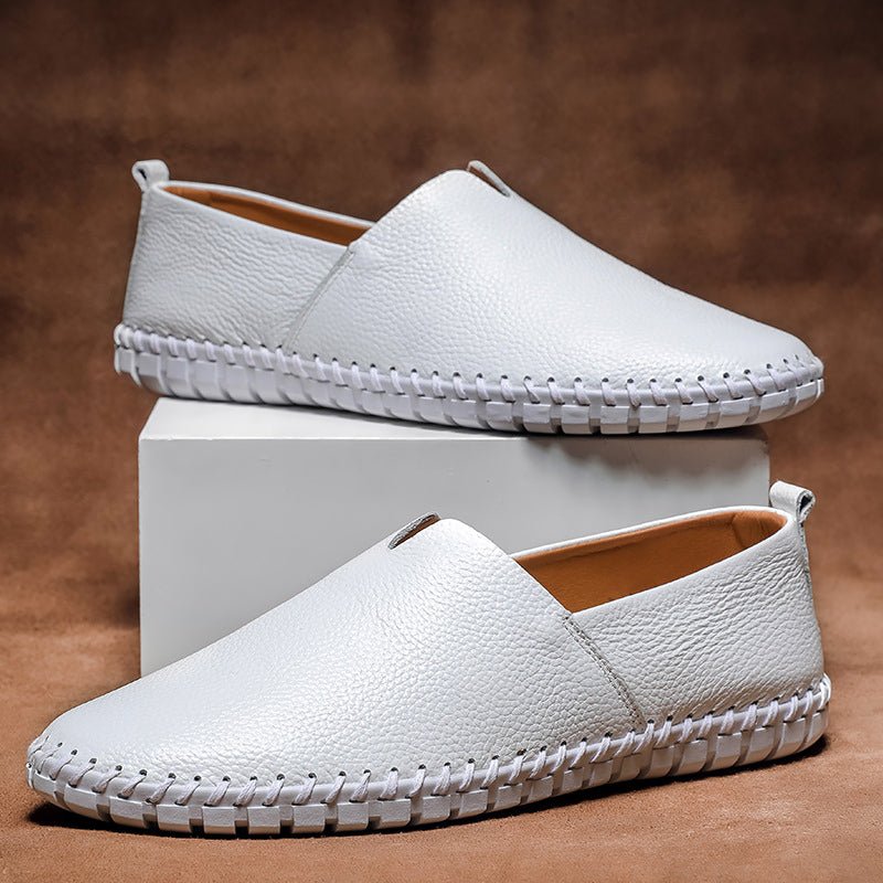 Jack Washington Minimal Genuine Leather Loafers - Infinityloyal