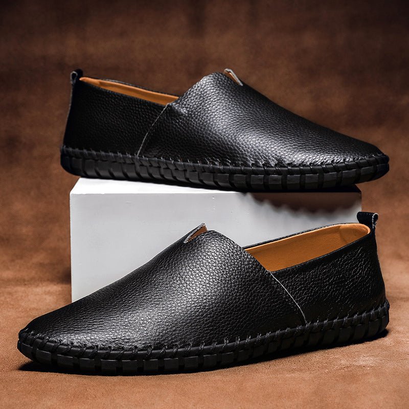 Jack Washington Minimal Genuine Leather Loafers - Infinityloyal