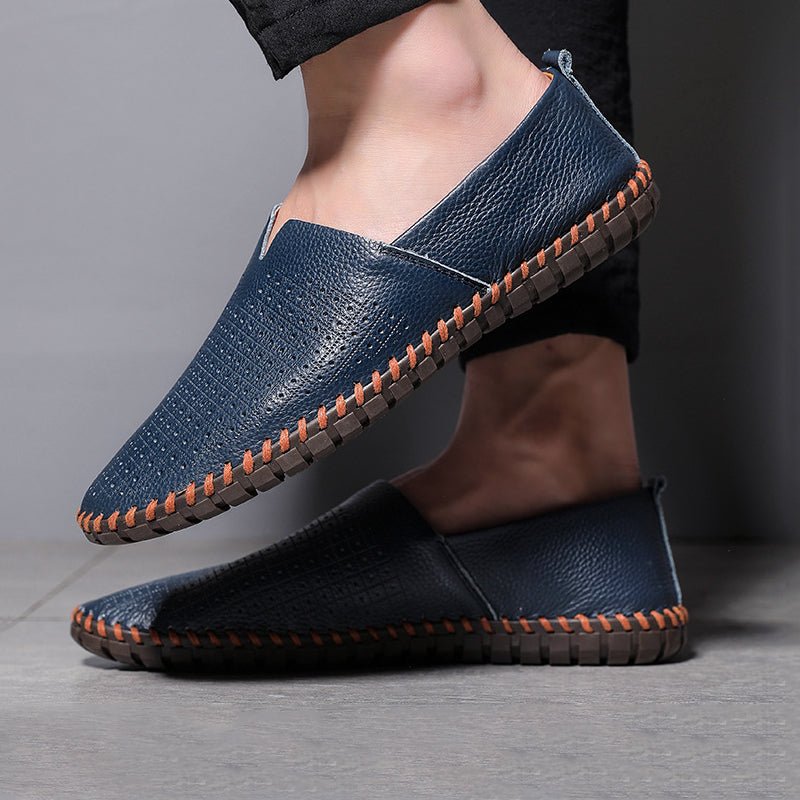 Jack Washington Minimal Genuine Leather Loafers - Infinityloyal