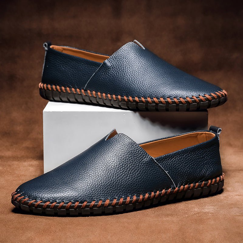 Jack Washington Minimal Genuine Leather Loafers - Infinityloyal