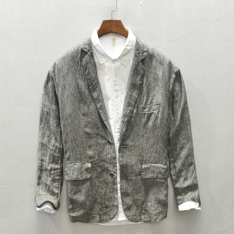 Jack Washington Oxford Premium Linen Blazer - Infinityloyal