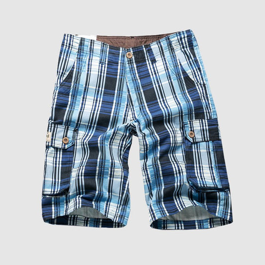 Jack Washington Plaid Cargo Shorts - Infinityloyal