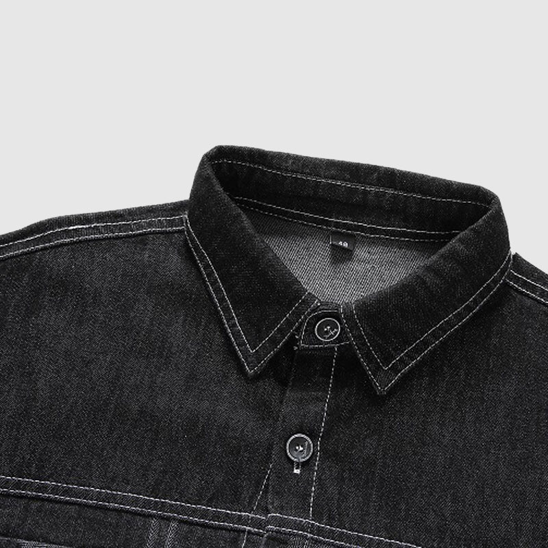 Jack Washington Plaid Denim Shirt - Infinityloyal