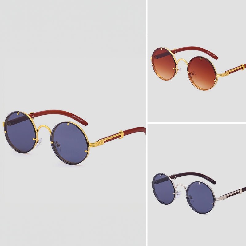 Jack Washington Retro Round Sunglasses - Infinityloyal