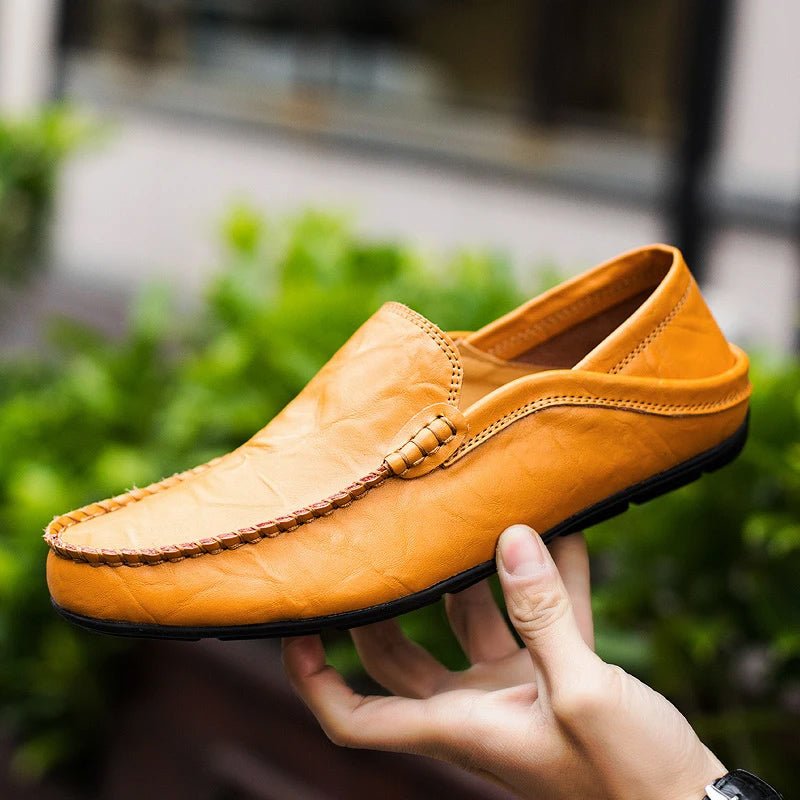 Jack Washington Rome Leather Loafers - Infinityloyal