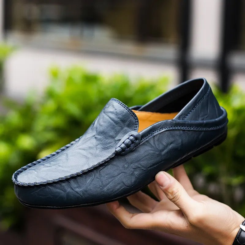 Jack Washington Rome Leather Loafers - Infinityloyal